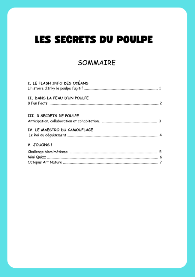 Les Secrets du Poulpe